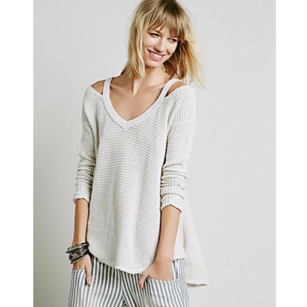 Free People Sweater 🤍 Moonshine V